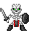 white skeleton